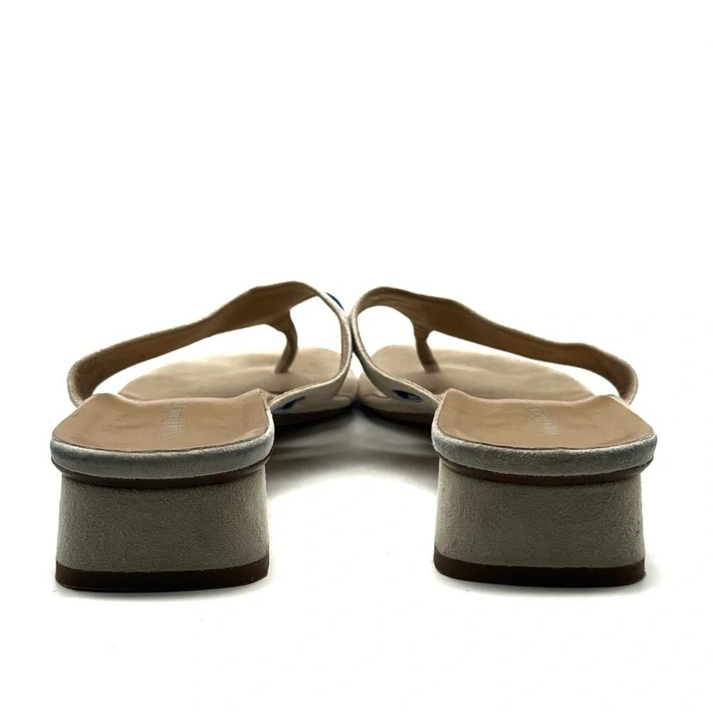 Gioia‎ Dell'Acqua Woven Heeled Thong Sandals